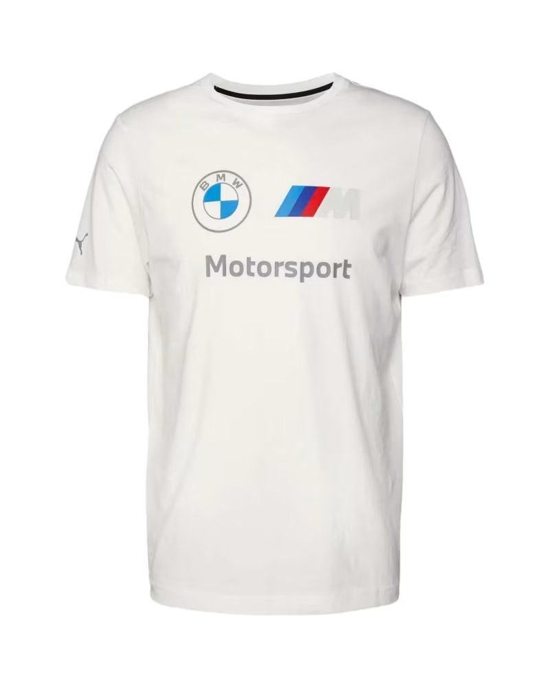T-SHIRT PUMA BMW M MOTORSPORT LOGO TEE BRANCO BLANCO