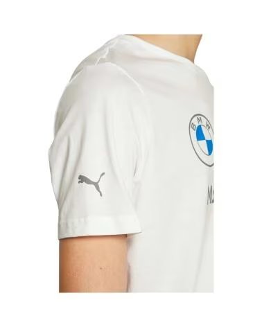 T-SHIRT PUMA BMW M MOTORSPORT LOGO TEE BRANCO BLANCO