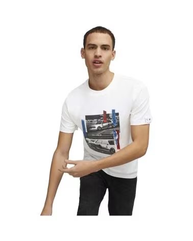 PUMA CAMISETA CAR GRAPHIC TEE EN COLOR PARA HOMBRE BLANCO