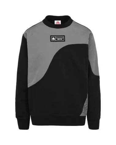 KAPPA SUDADERA AUTHENTIC TECH VELFEND EN COLOR PARA HOMBRE NEGRO