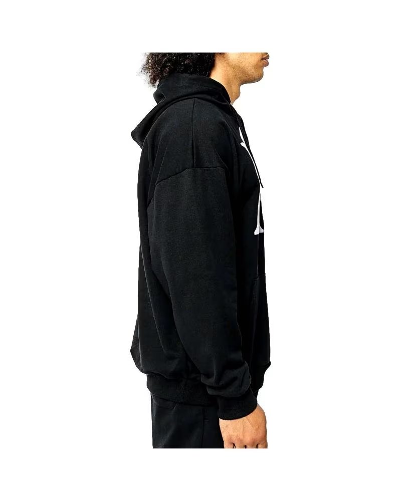 KAPPA SUDADERA AUTHENTIC VASTE EN COLOR PARA HOMBRE NEGRO