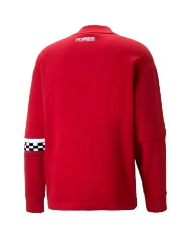 PUMA SUDADERA FERRARI SWEAT CREW EN COLOR PARA HOMBRE ROJO