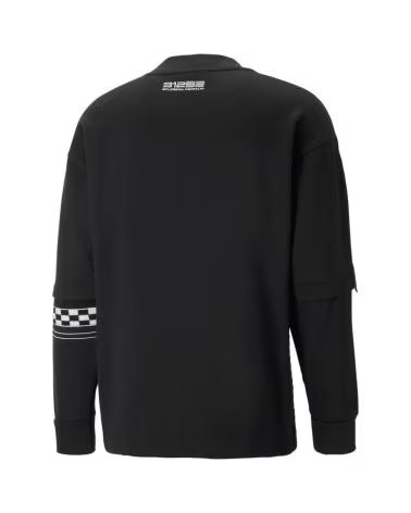 PUMA SUDADERA FERRARI SWEAT CREW EN COLOR PARA HOMBRE NEGRO