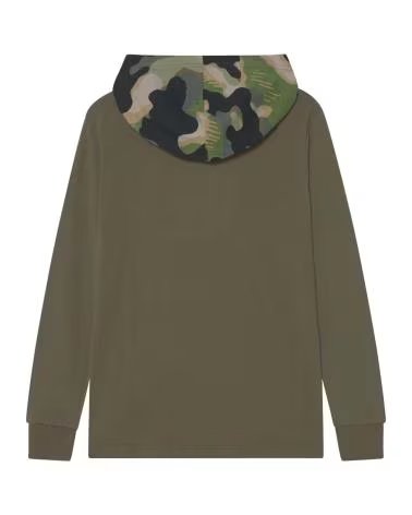 SWEAT À CAPUCHE CONVERSE UTILITY VERT CAMOUFLAGE POUR ENFANTS VERDE