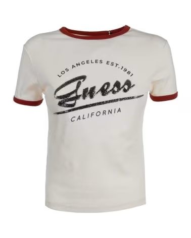 GUESS CAMISETA GEMEY TEE EN COLOR PARA MUJER BEIGE