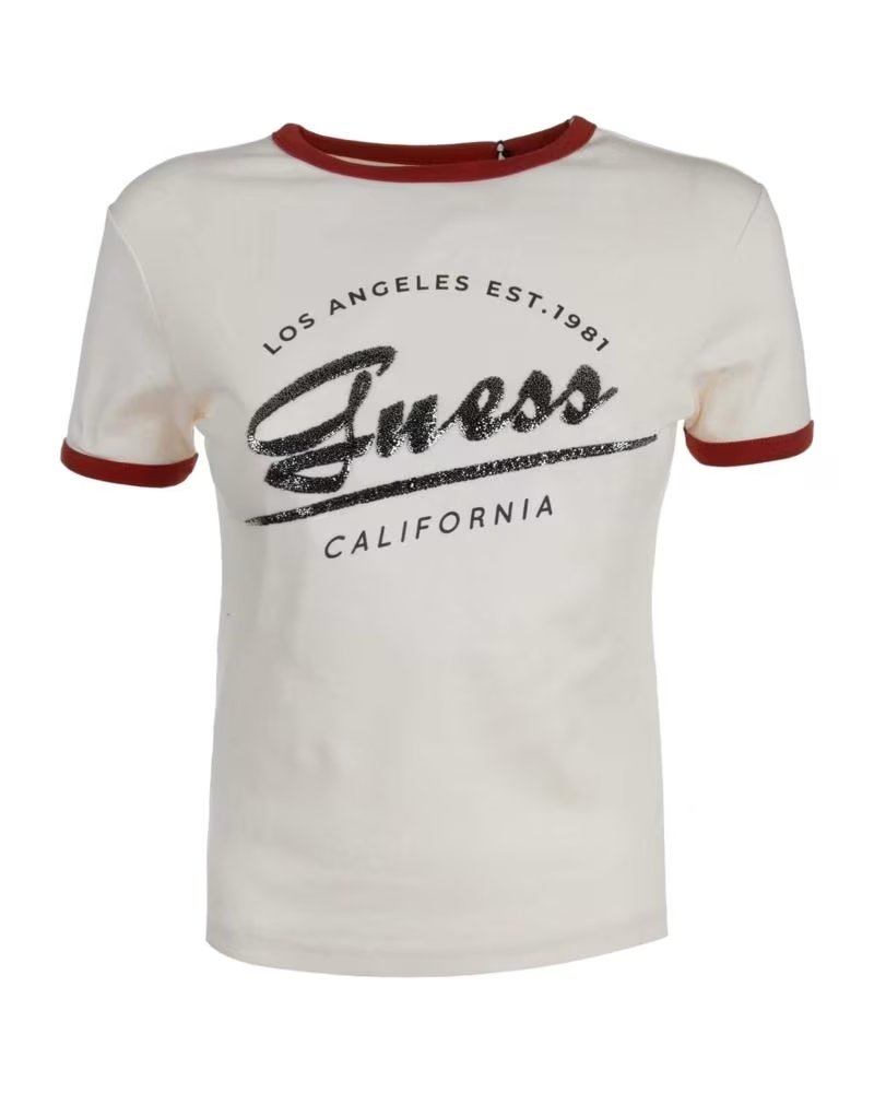 GUESS CAMISETA GEMEY TEE EN COLOR PARA MUJER BEIGE