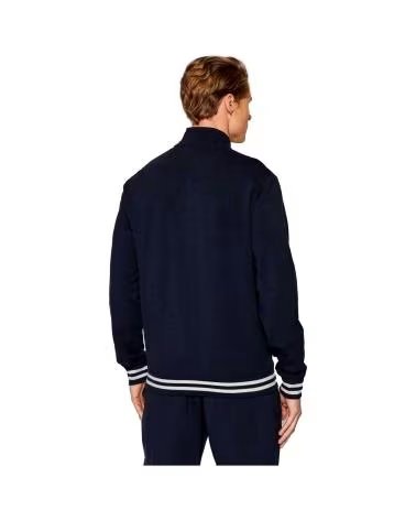 GUESS SUDADERA AL TRUCK FLEECE EN COLOR PARA HOMBRE AZUL