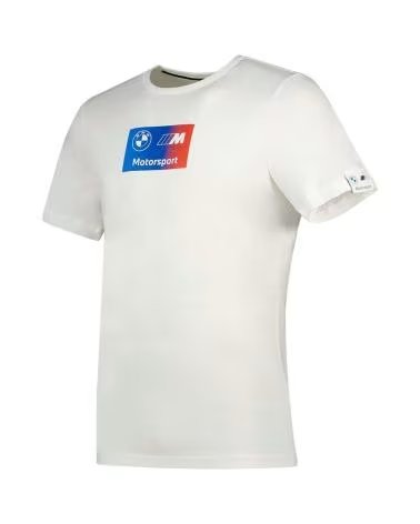 PUMA CAMISETA BMW LOGO TEE EN COLOR PARA HOMBRE BLANCO