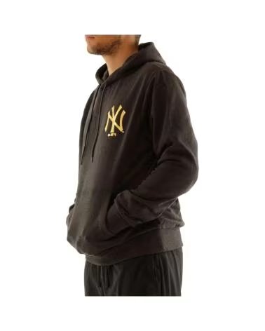 SUDADERA CON CAPUCHA NEW ERA MLB HOODY NEYYAN NEGRA PARA HOMBRE NEGRO
