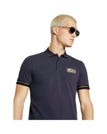 EMPORIO ARMANI POLO POLO SHIRT EN COLOR PARA HOMBRE NEGRO