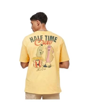 T-SHIRT NEW ERA NE HALF TIME JAUNE AMARILLO