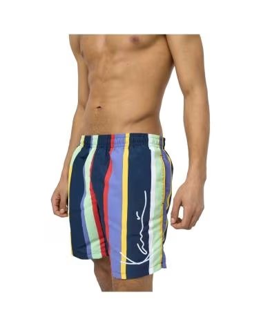 KARL KANI PANTALON CORTO SIGNATURE SHORT EN COLOR PARA HOMBRE AZUL