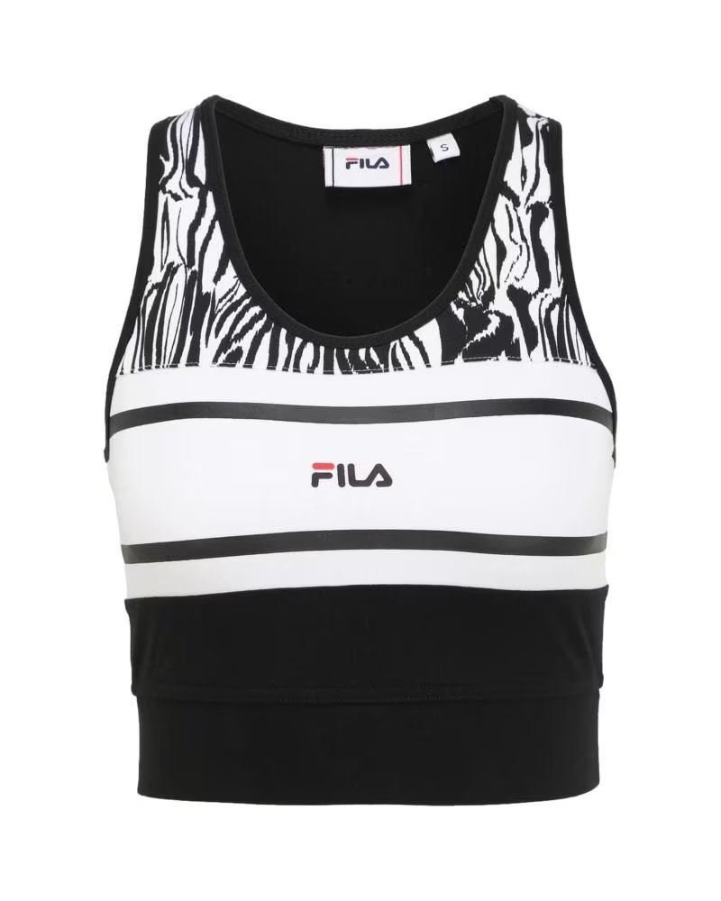 FILA CAMISETA BRAGA CROPPED TOP EN COLOR PARA MUJER NEGRO