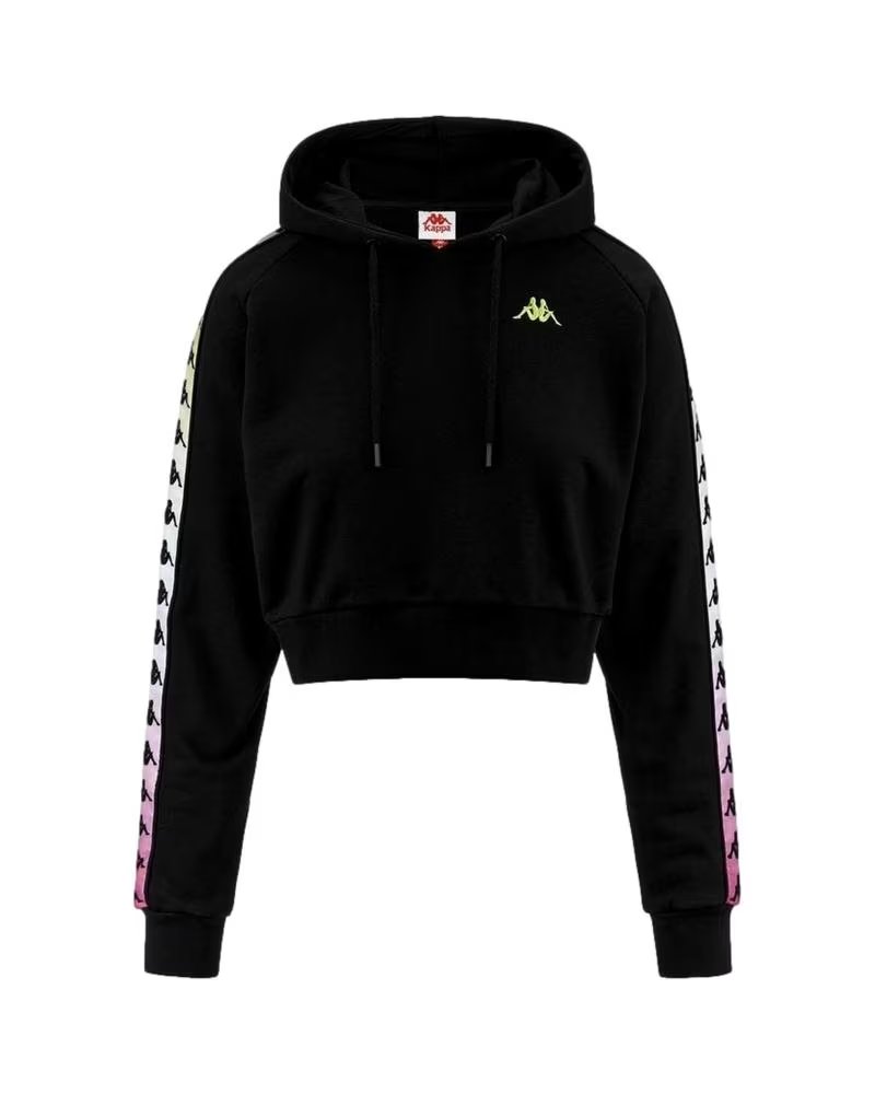 KAPPA SUDADERA TAMAS DEGRADE EN COLOR PARA MUJER NEGRO