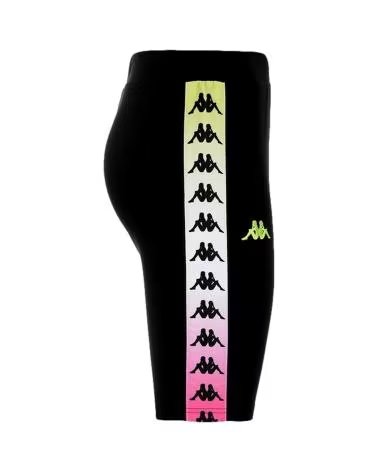 KAPPA PANTALON CORTO DICLES DEGRADE EN COLOR PARA MUJER NEGRO