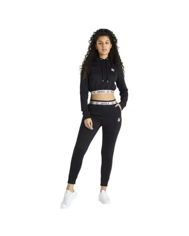 SIKSILK SUDADERA ELETTRA TRACK TOP EN COLOR PARA MUJER NEGRO