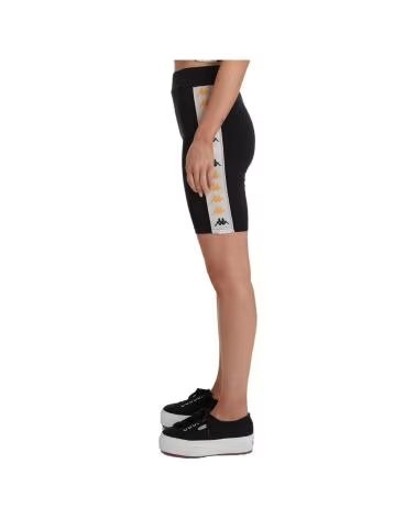 KAPPA PANTALON LARGO 222 BANDA CARTIN 2 EN COLOR PARA MUJER NEGRO