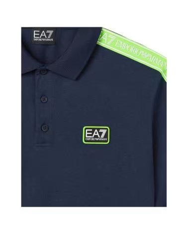 EMPORIO ARMANI POLO EA EN COLOR PARA HOMBRE AZUL