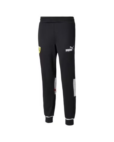 PUMA PANTALON LARGO FERRARI RACE TRACK PANT EN COLOR PARA H NEGRO