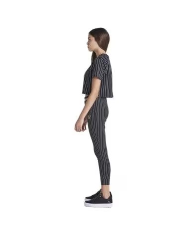 SIKSILK PANTALON LARGO BASEBALL STRIPE JOGGERS EN COLOR PARA M NEGRO