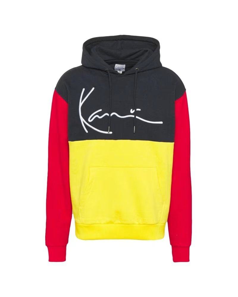 KARL KANI SIGNATURE BLOCK HOODIE EN COLOR PARA HOMBRE AMARILLO