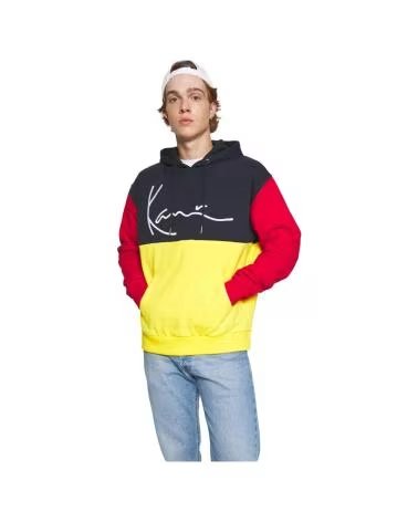 KARL KANI SIGNATURE BLOCK HOODIE EN COLOR PARA HOMBRE AMARILLO