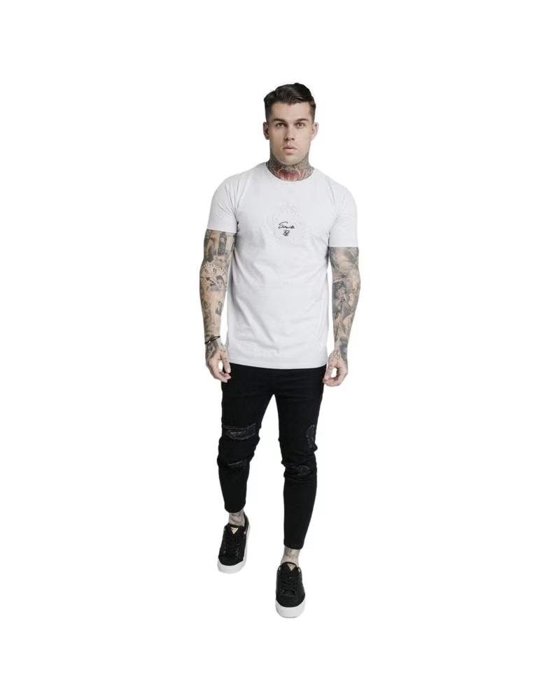 SIKSILK PRESTIGE GYM TEE EN COLOR PARA HOMBRE MORADO