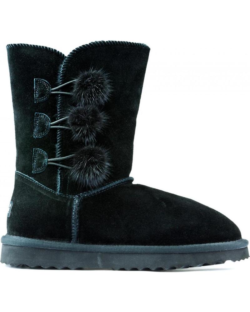Botas de Mujer y Niña OCA LOCA SHOES BOTAS OCA LOCA POMPON NEGRO