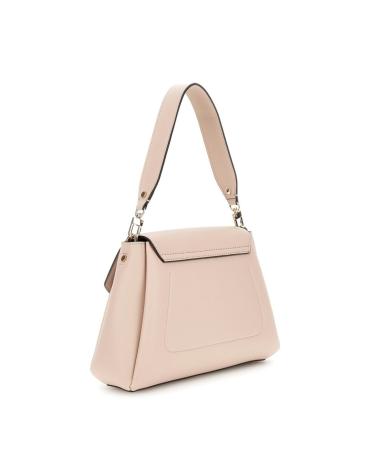 GUESS HANDTASCHE BEIGE MIT ÜBERSCHLAG UND HENKEL BEIG