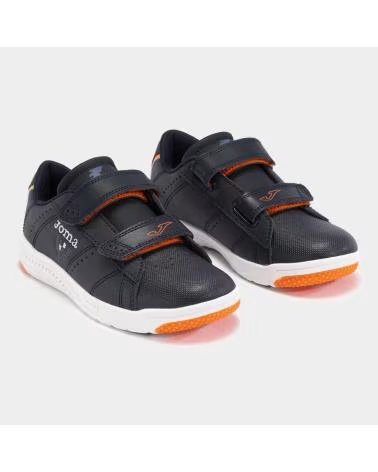 TÊNIS JOMA PLAY JR 2453V MARINHO LARANJA AZUL MARINO