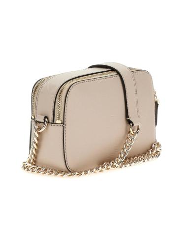 GUESS TAUPE CROSSBODY BAG WITH CHAIN TAUPE