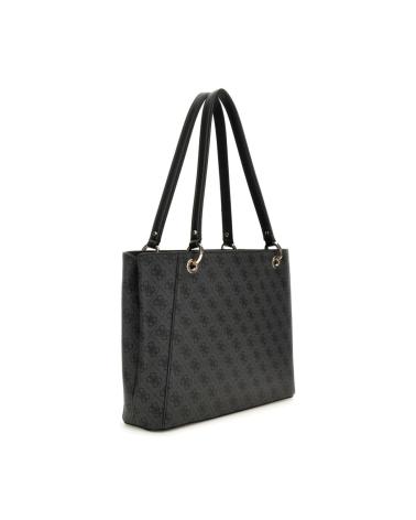 GUESS MONOGRAM GREY SHOPPER BAG GRIS