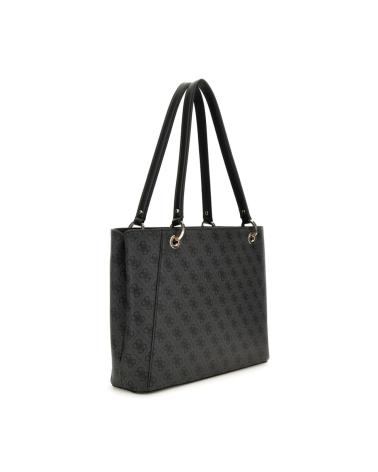 GUESS MONOGRAM GREY SHOPPER BAG GRIS