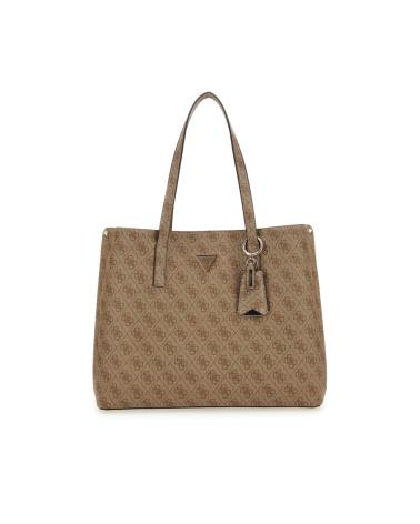 BOLSO TOTE GUESS BEIGE CON ESTAMPADO DE LOGOTIPO BEIG