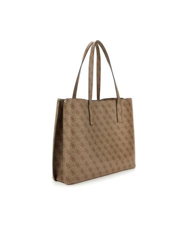 MALA TOTE GUESS BEGE COM ESTAMPA DE LOGÓTIPO BEIG