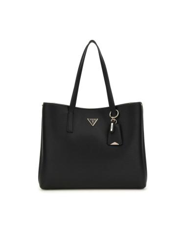 GUESS BLACK TOTE BAG NEGRO