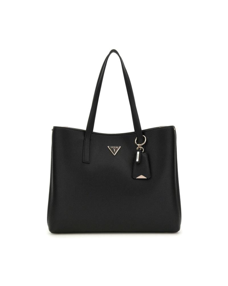 GUESS BLACK TOTE BAG NEGRO