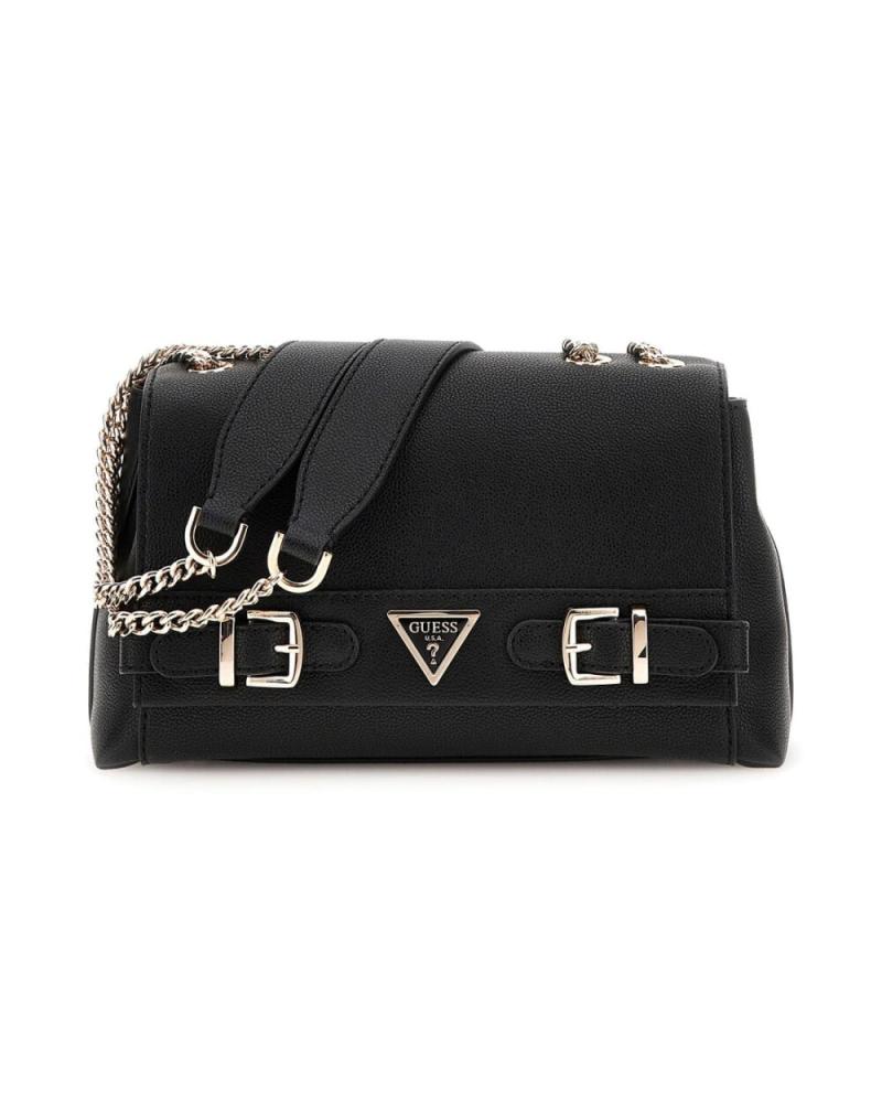 GUESS CROSSBODY BAG FOR WOMEN IN BLACK NEGRO