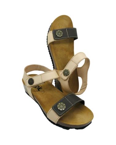 SPK SANDALIA PIEL MUJER 150 MARRON