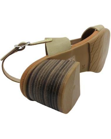 SPK SANDALIA TACON PIEL MUJER 2556 PLATINO