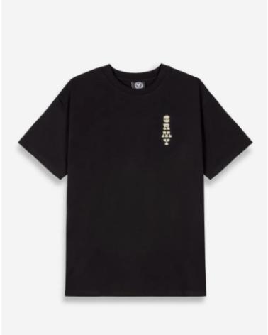 T-SHIRT A MANICHE CORTE GRIMEY REGULAR NERA NEGRO