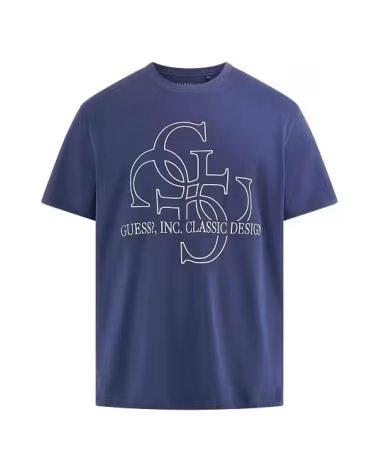 GUESS T-SHIRT CLASSIC QUATTRO AZUL HOMEM