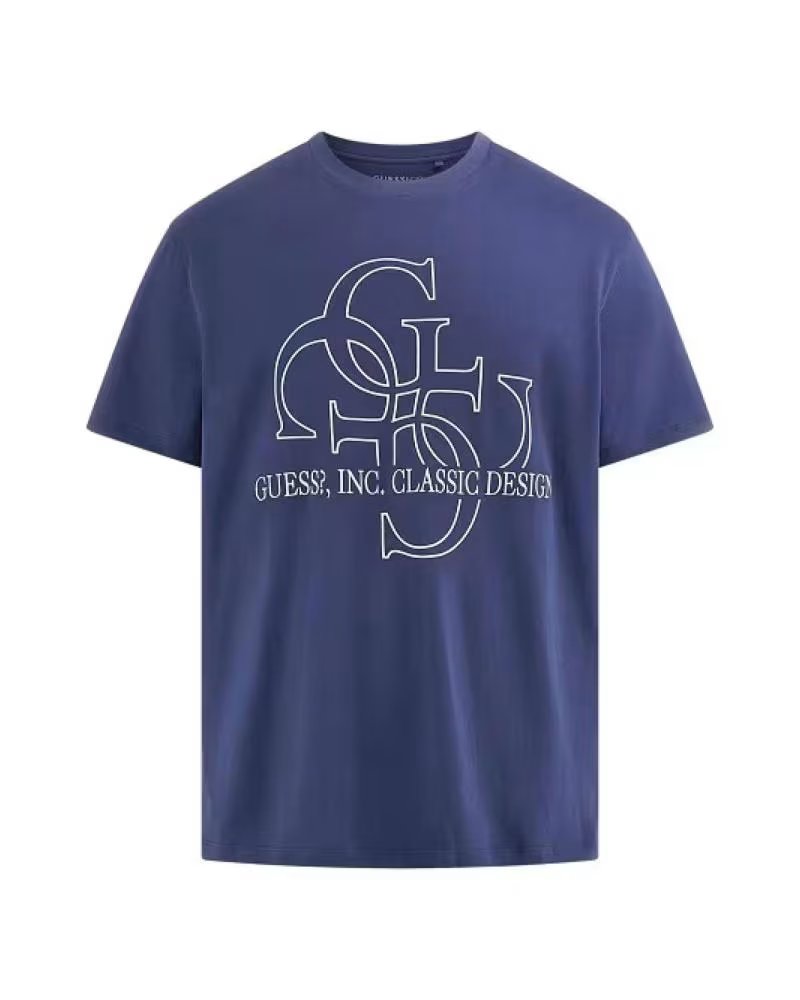 GUESS T-SHIRT CLASSIC QUATTRO AZUL HOMEM