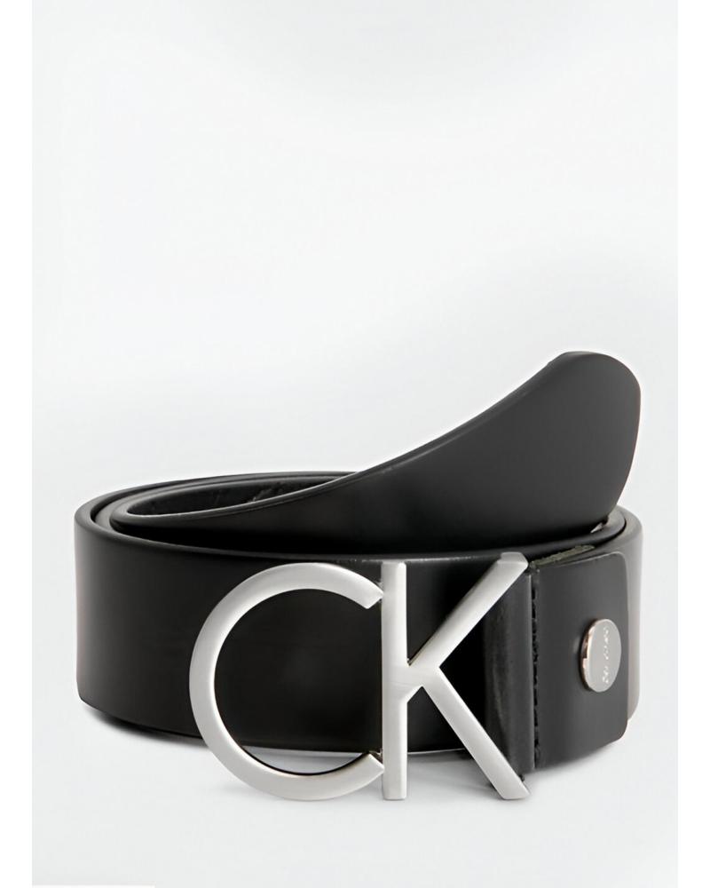 CALVIN KLEIN CINTO AJUSTÁVEL CK LOGO BELT PRETO NEGRO