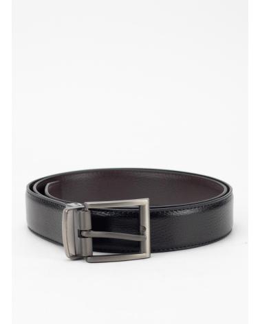 CINTO REVERSÍVEL KESLEM COM FIVELA MATE PRETO/CASTANHO NEGRO