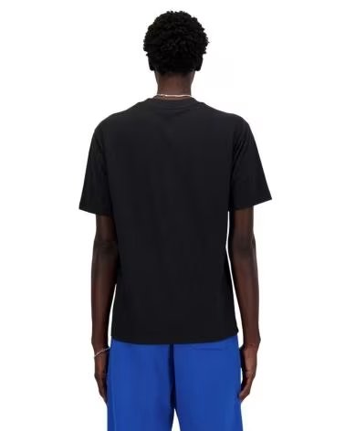 NEW BALANCE T-SHIRT À MANCHES COURTES MT41509BK SPORT ESSENTIALS COTTON NOIR NEGRO