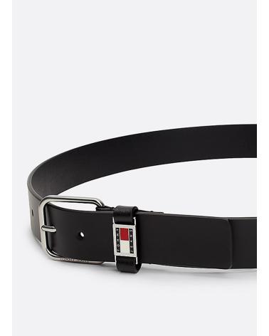 CINTURA TOMMY HILFIGER TJM SCANTON 3.5 NERO NEGRO