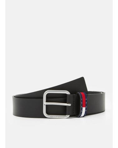 CINTURA TOMMY HILFIGER TJM RYAN 3.5 NERO NEGRO