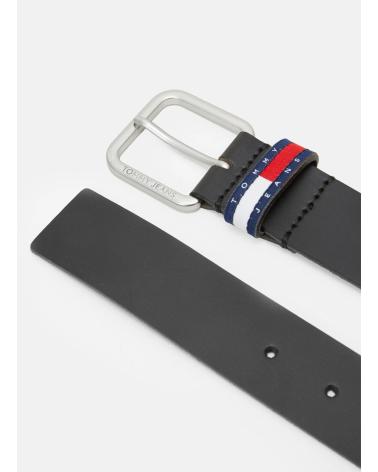 CINTURA TOMMY HILFIGER TJM RYAN 3.5 NERO NEGRO