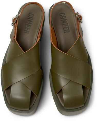 CAMPER SANDALIAS DE PIEL BILLIE K201725 VERDE002